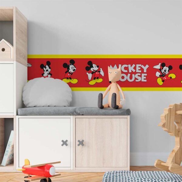 faixa decorativa mickey poses