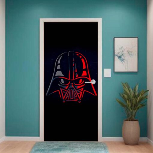 Adesivo Porta Darth Vader Face