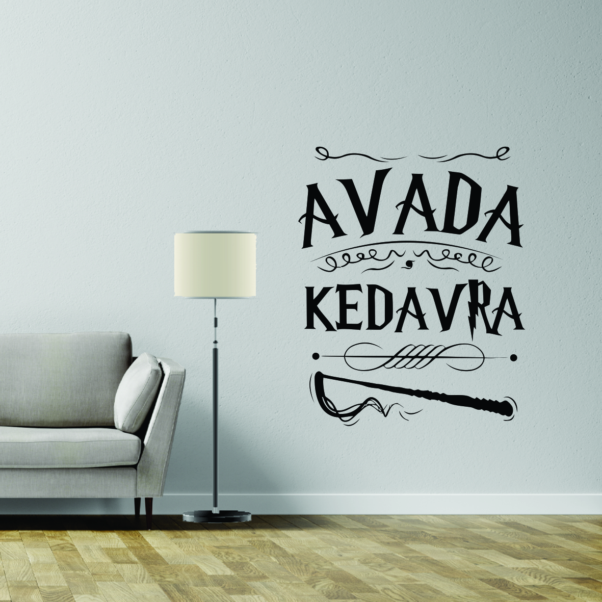 Adesivo Decorativo Frases Feitiços Harry Potter