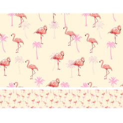 Faixa Decorativa Flamingo Tropical